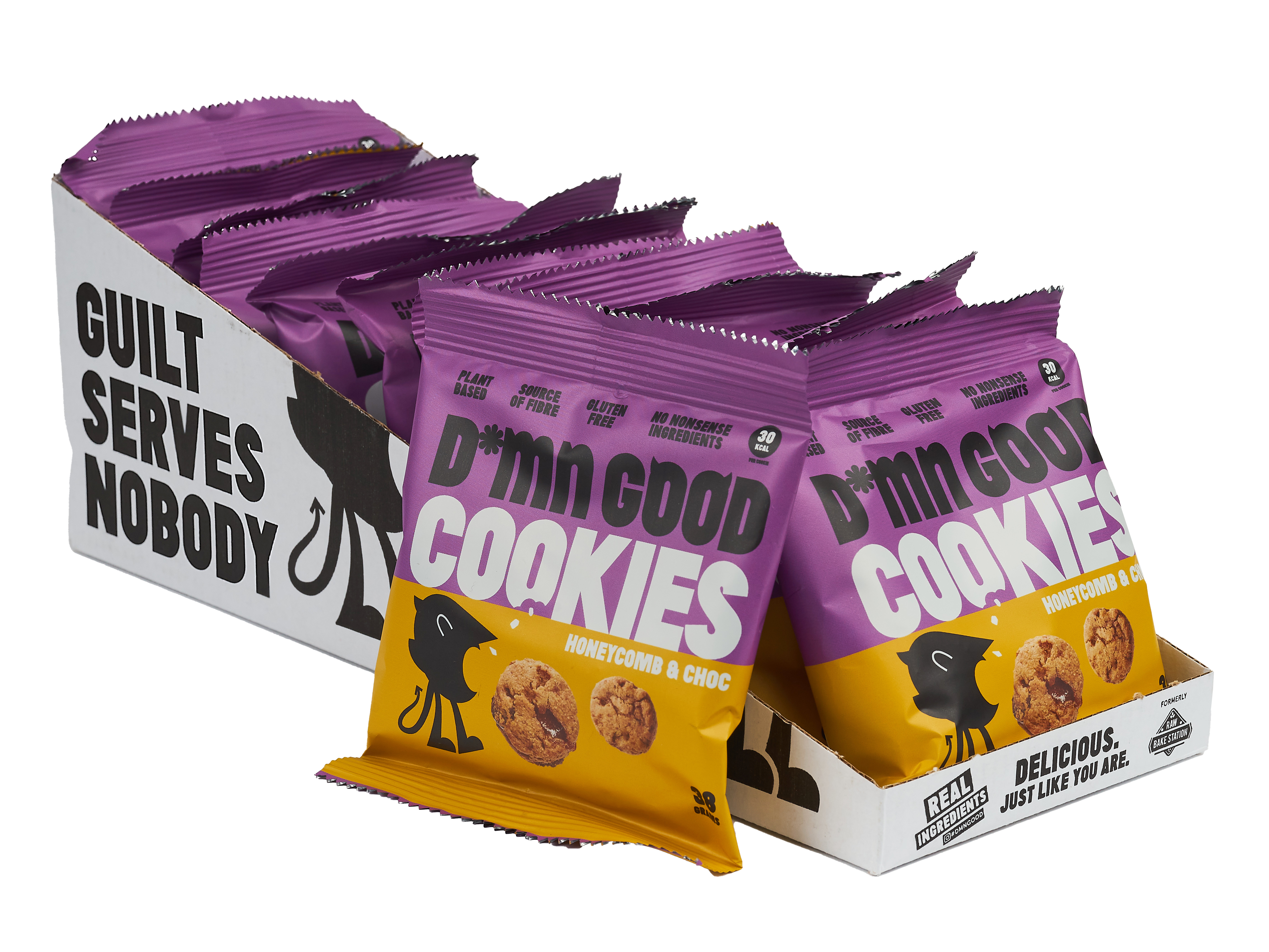 D*mn Good Honeycomb & Choc cookies, an allergy-friendly Halloween treat
